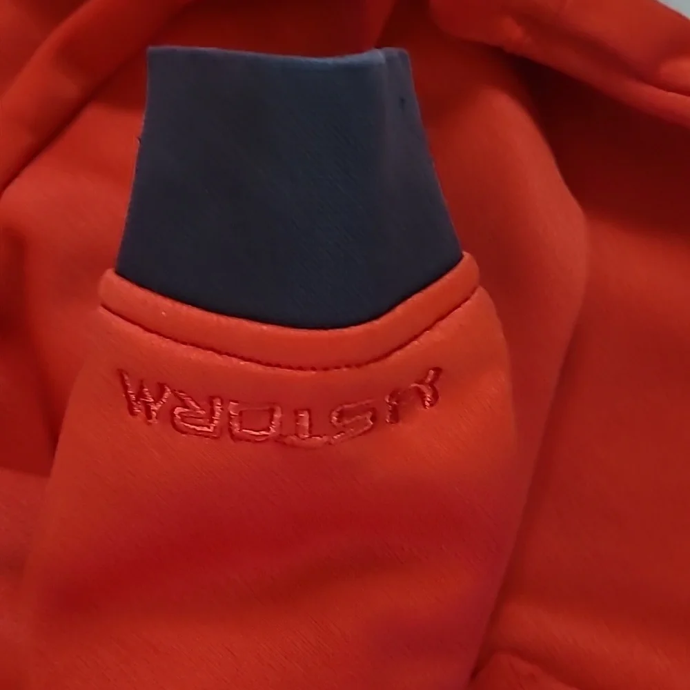Under armour HOODY ORANGE/ RED Size yxl - Picture 5 of 8
